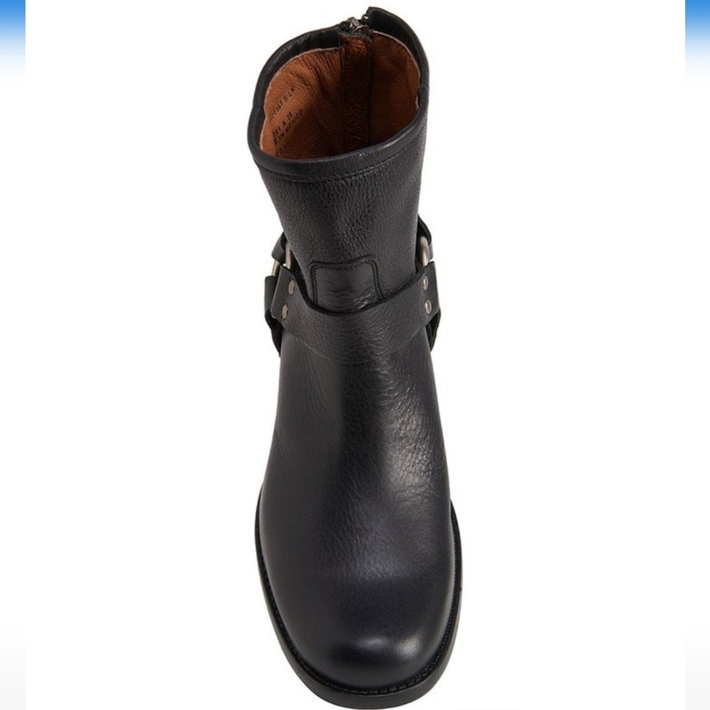 Frye Portia Harness Short Leather Boots - 6.5 - Picture 6 of 16